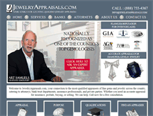 Tablet Screenshot of jewelryappraisals.com